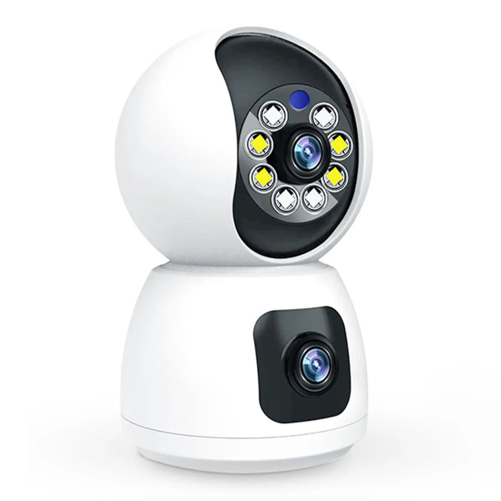 P100 2.4G HD Wireless WiFi Dual Camera with Night Vision Security Camera Two-Way Talk - 1