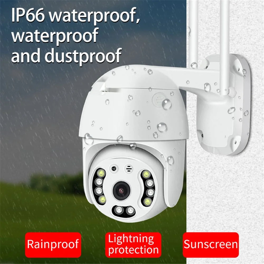 CP08-10 10-LED HD 1080P Wireless Remote WiFi IP Camera Webcam - EU Plug - 3