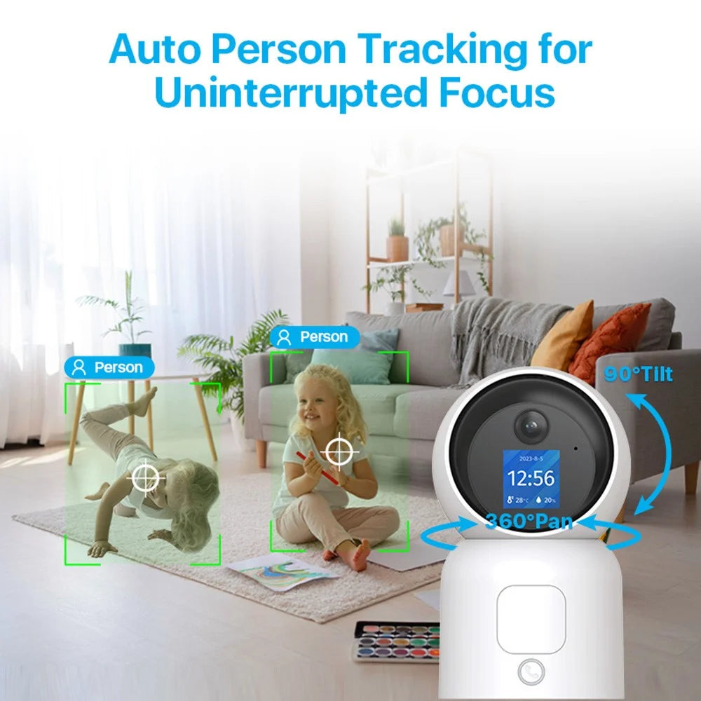 ZOSI C519M8 8MP HD Camera Video Intercom AI Gesture Recognition WiFi Indoor Monitoring Camera, No Memory Card - 7