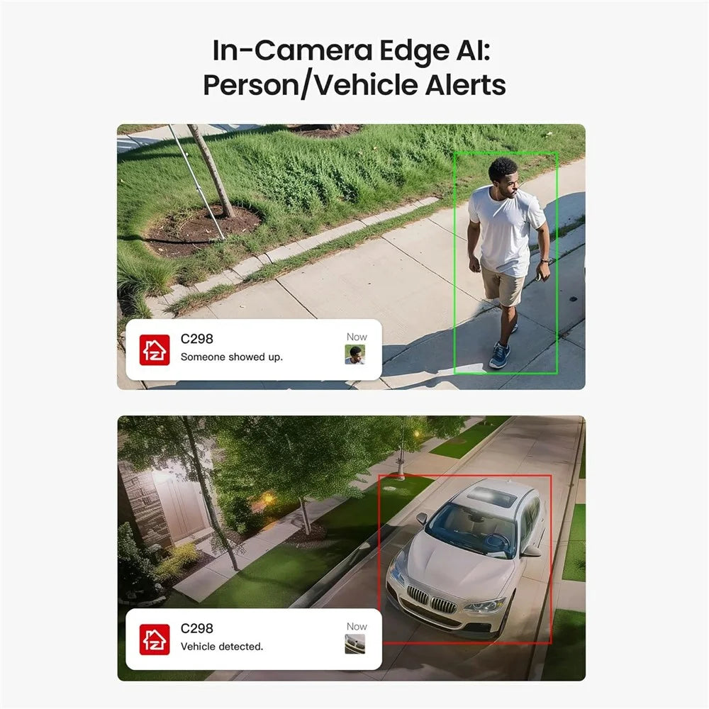 ZOSI C298SE 6MP Dual Lens HD WiFi Camera Humanoid Tracking Two-Way Audio Security Camera - US Plug - 6