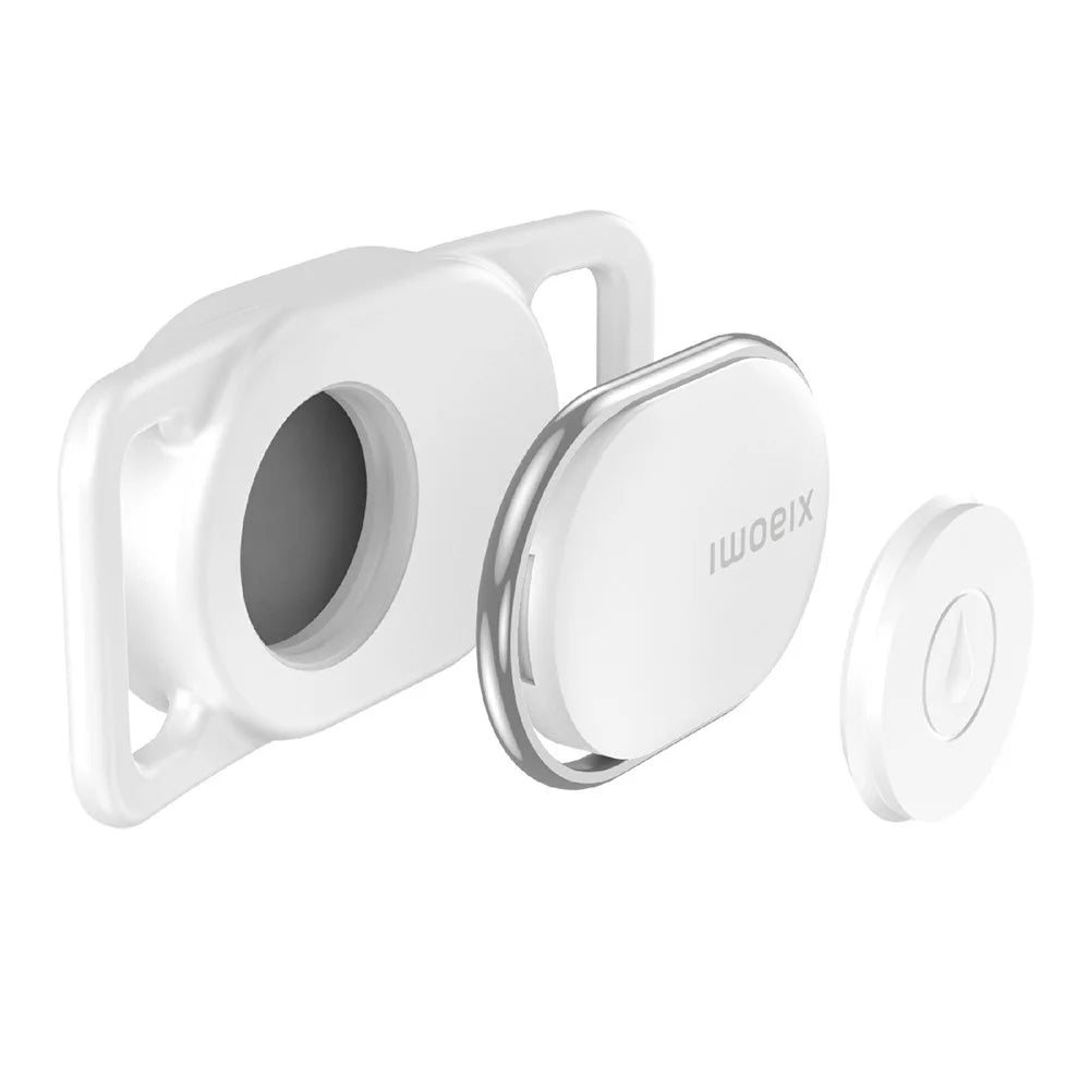 CS50 For Xiaomi Tag Tracker Protective Case Pet Collar Silicone Waterproof Cover Anti-lost Device Protection - White - 4