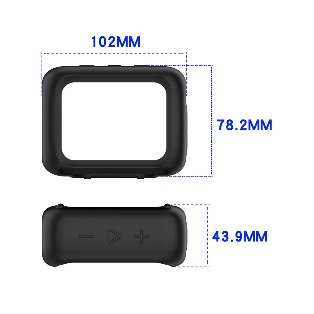Silicone Protective Case for JBL GO 5 Speaker Portable Shockproof Protective Cover - Black - 7