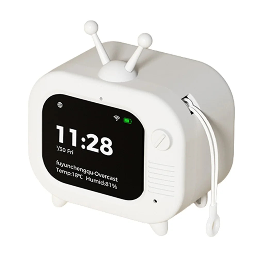 DSC30 AI Robot Smart Voice Assistant TV Design WiFi GPT Chatbot for Education Learning - White - 1