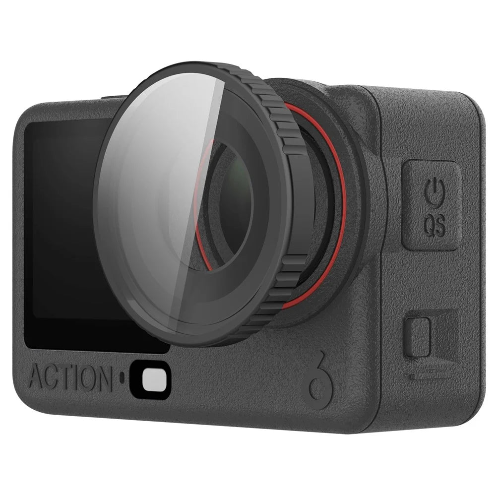 UV Filter Lens Cover for DJI Osmo Action 6 Aluminum Optical Glass Camera Lens Protector Camera Accessories - 2