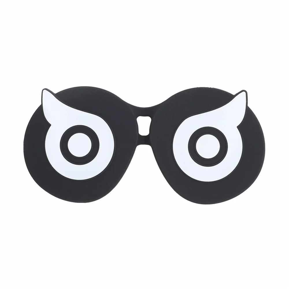 HIFYLUX PC-ZF23 for PICO 4 VR Glasses Soft Silicone Lens Protector Cute Owl Design VR Lens Cover - White - 1