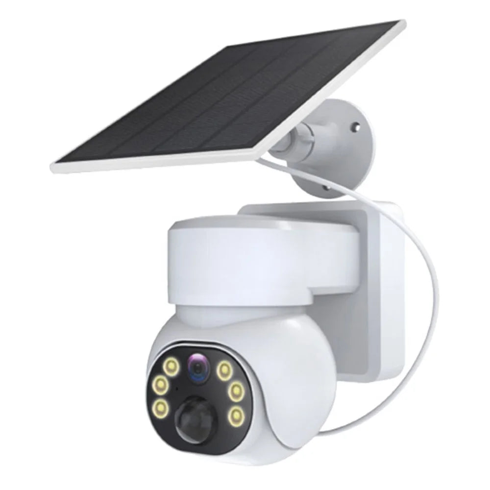 Q18 4G EU Version Solar-Powered Camera Monitor Day / Night Full-Color Mobile Remote Camera - 1