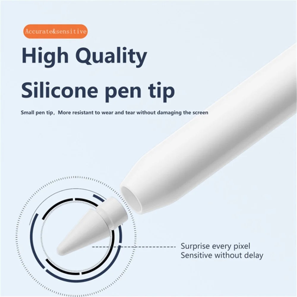 For Apple Pencil 2nd / 1st Generation Capacitive Stylus Pen Nib Replacement Touch Screen Pen Tip - 5