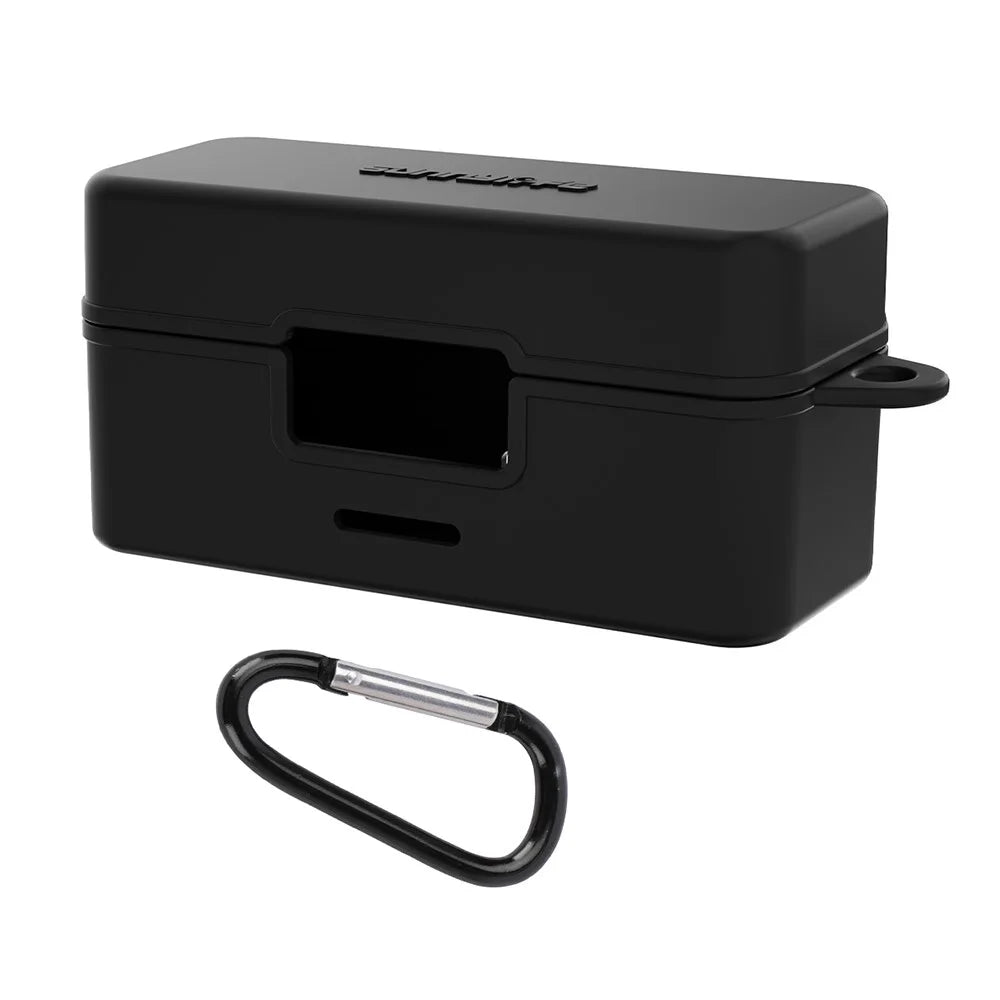 SUNNYLIFE Protective Cover for DJI Mic 2 Wireless Microphone Charging Case Soft Rubber Shell - 1