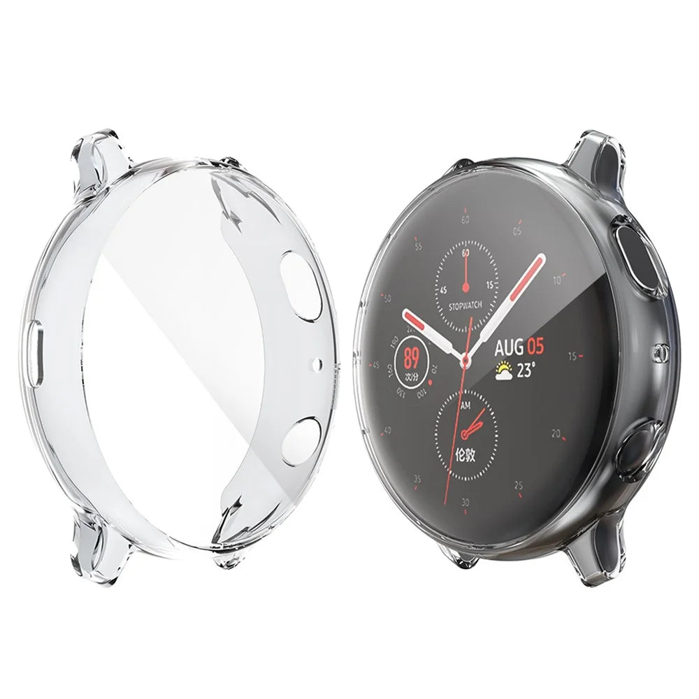 HAT PRINCE Transparent All-wrapped TPU Protective Watch Case for Samsung Galaxy Watch Active2 40mm - 1