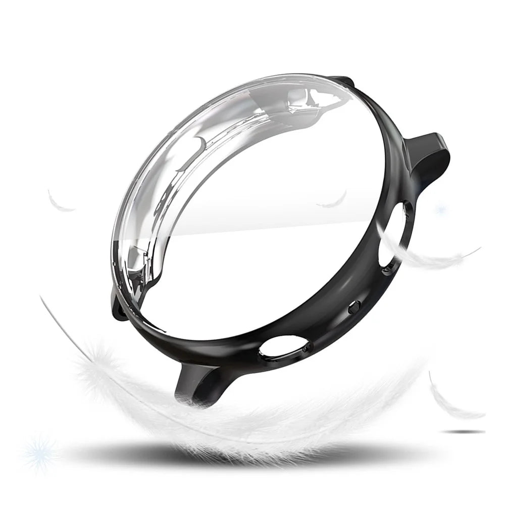 HAT PRINCE All-round Protective Electroplating TPU Watch Cover for Samsung Galaxy Watch Active2 40mm - Black - 2