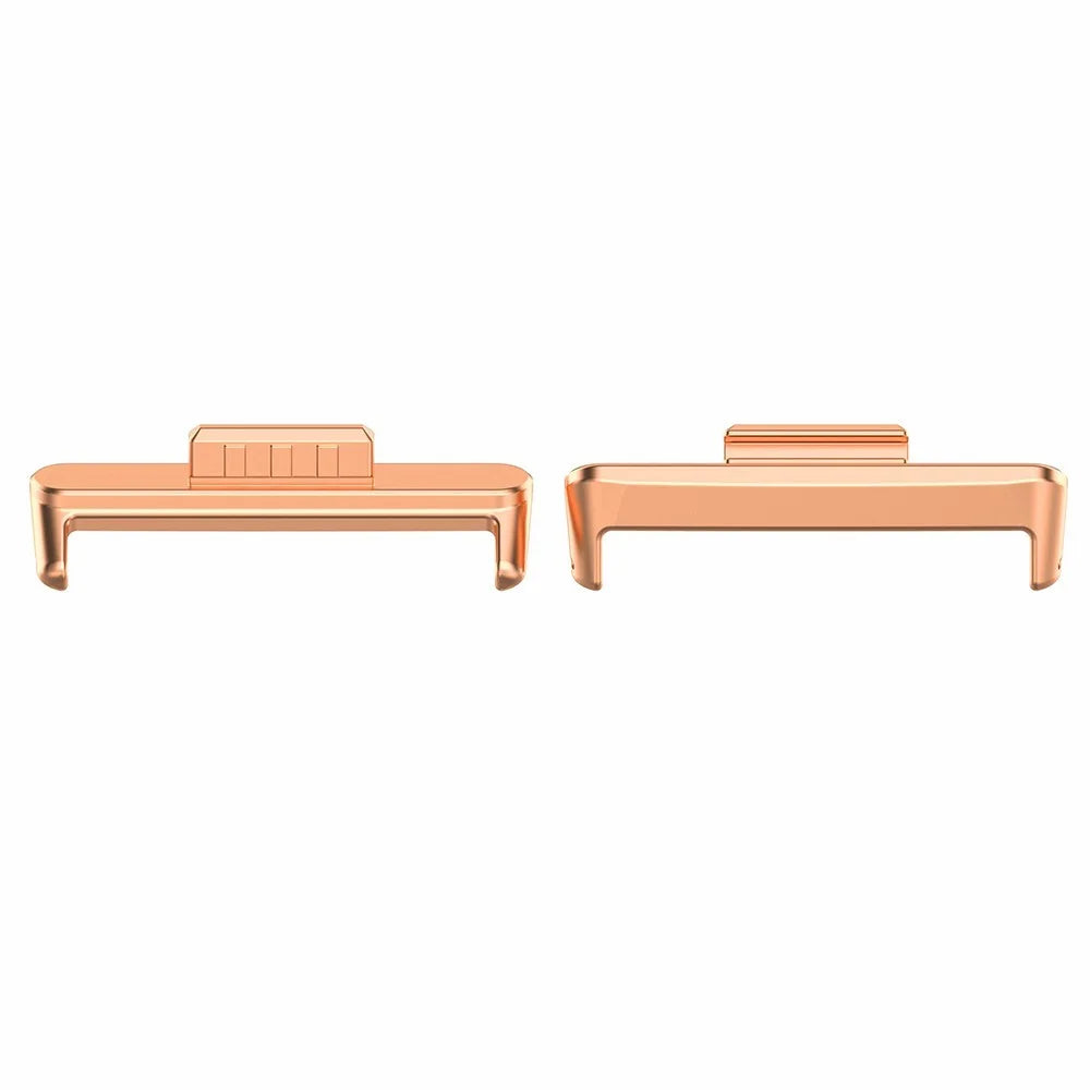 1 Pair for Huawei Watch Fit 3 Watch Strap Connector 22mm Wrist Band Metal Connection Adapter - Rose Gold - 2