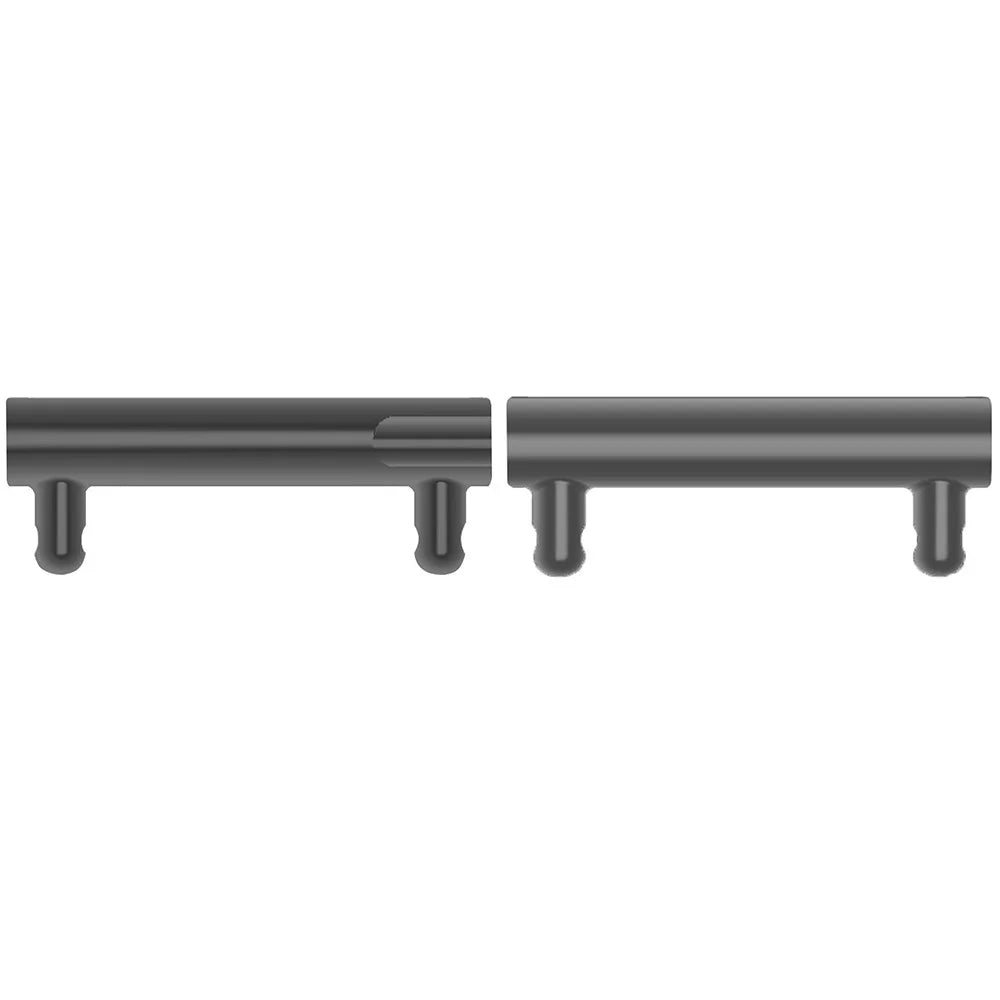 1 Pair Watch Strap Connector 20mm to 12mm Watch Band Metal Adapter - Black - 1