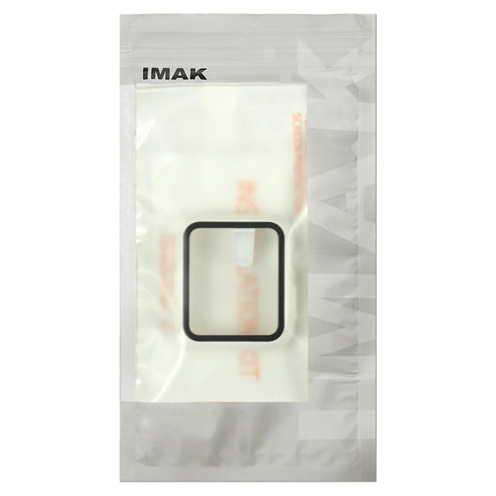 IMAK For Apple Watch Series 11 / 10 42mm Case Full Protection Integrate Watch PC Cover with Tempered Glass Film - White - 7