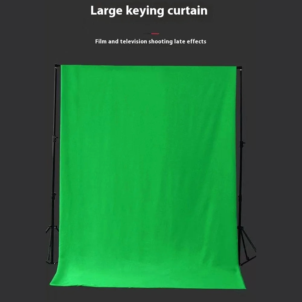 3x6m Green Screen Live Streaming Photography Video Recording Backdrop Cloth with 4 Traceless Nails - 2