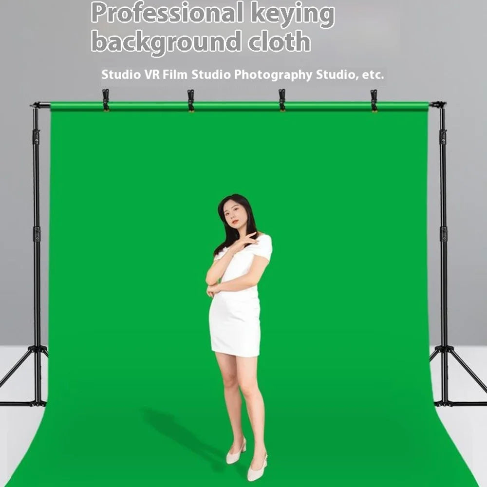 3 x 6m Photography Backdrop Polyester Studio Background Screen for Live Streaming / Photo Shooting - Green - 3