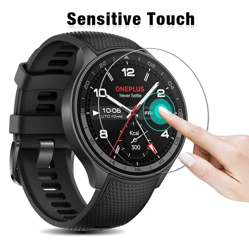 3Pcs For OnePlus Watch 2R Tempered Glass Screen Protector HD Clear Watch Screen Film - 3