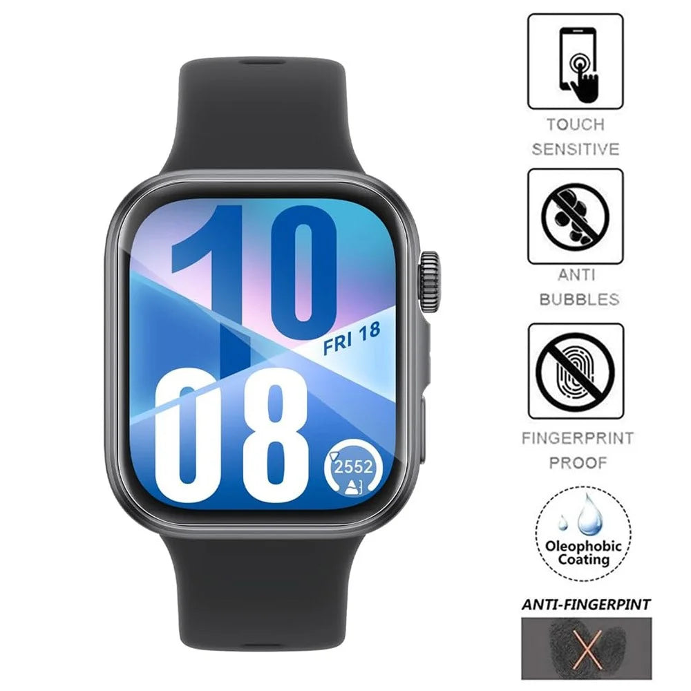 3Pcs For Huawei Watch Fit 4 TPU Watch Screen Protector Anti Scratch HD Clear Hydrogel Film - 5