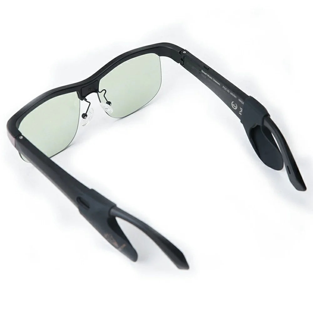 KRETA J21 Pro Smart Glasses Bluetooth-compatible Audio Open Ear Headphones Anti-Blue Light Anti-UV Lens - Black - 2
