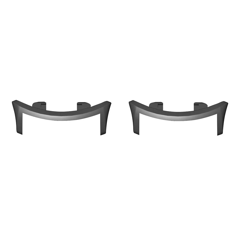 1 Pair For Honor Watch Fit Metal Watch Band Connectors Adapters 20mm Inner Diameter - Black - 1
