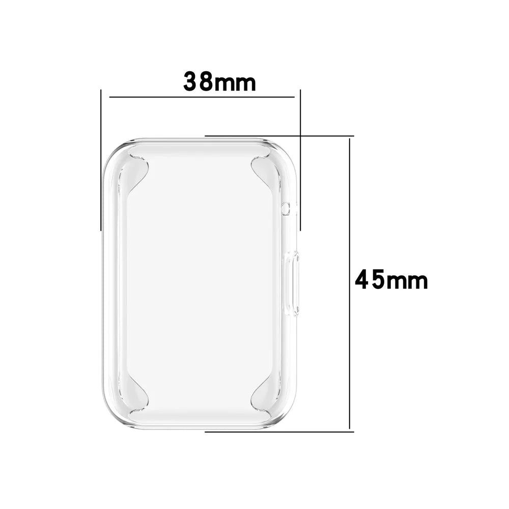 Electroplated TPU Cover All-around Protective Case for Huawei Watch Fit TIA-B09 - Transparent - 6