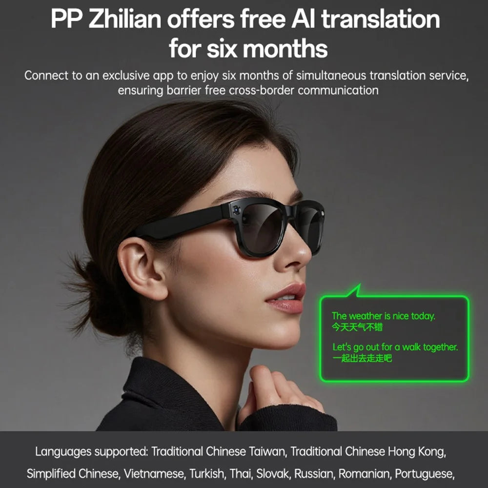 YESIDO IO42 IP67 Waterproof Smart AI Glasses with HD Camera Multi Language Support Dual Mic Noise Cancellation Ergonomic - 7