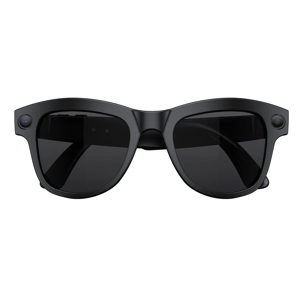 M01S Real Time Translation AI Smart Glasses Voice Call Music Playback Multi-function Eyeglasses - Black - 2