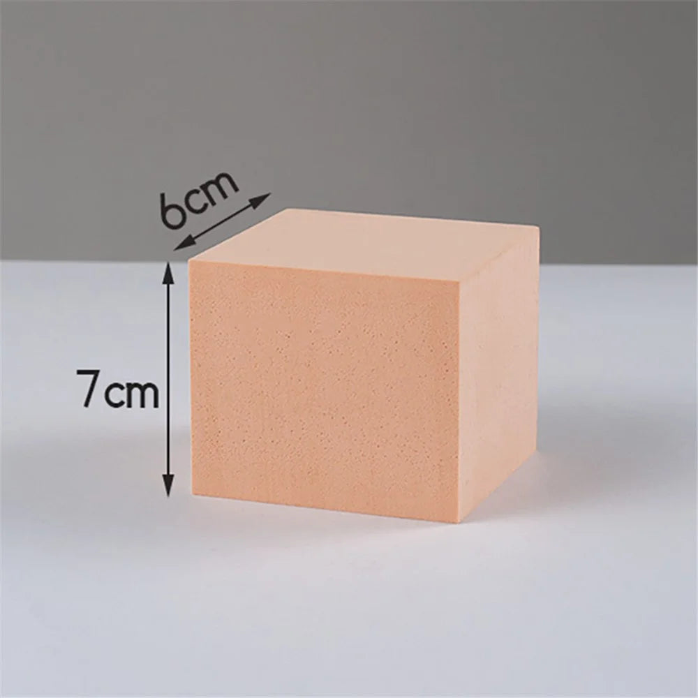 7*7*6cm Geometric Shape Photography Prop Shooting Background Cuboid Ornament - Nude - 2