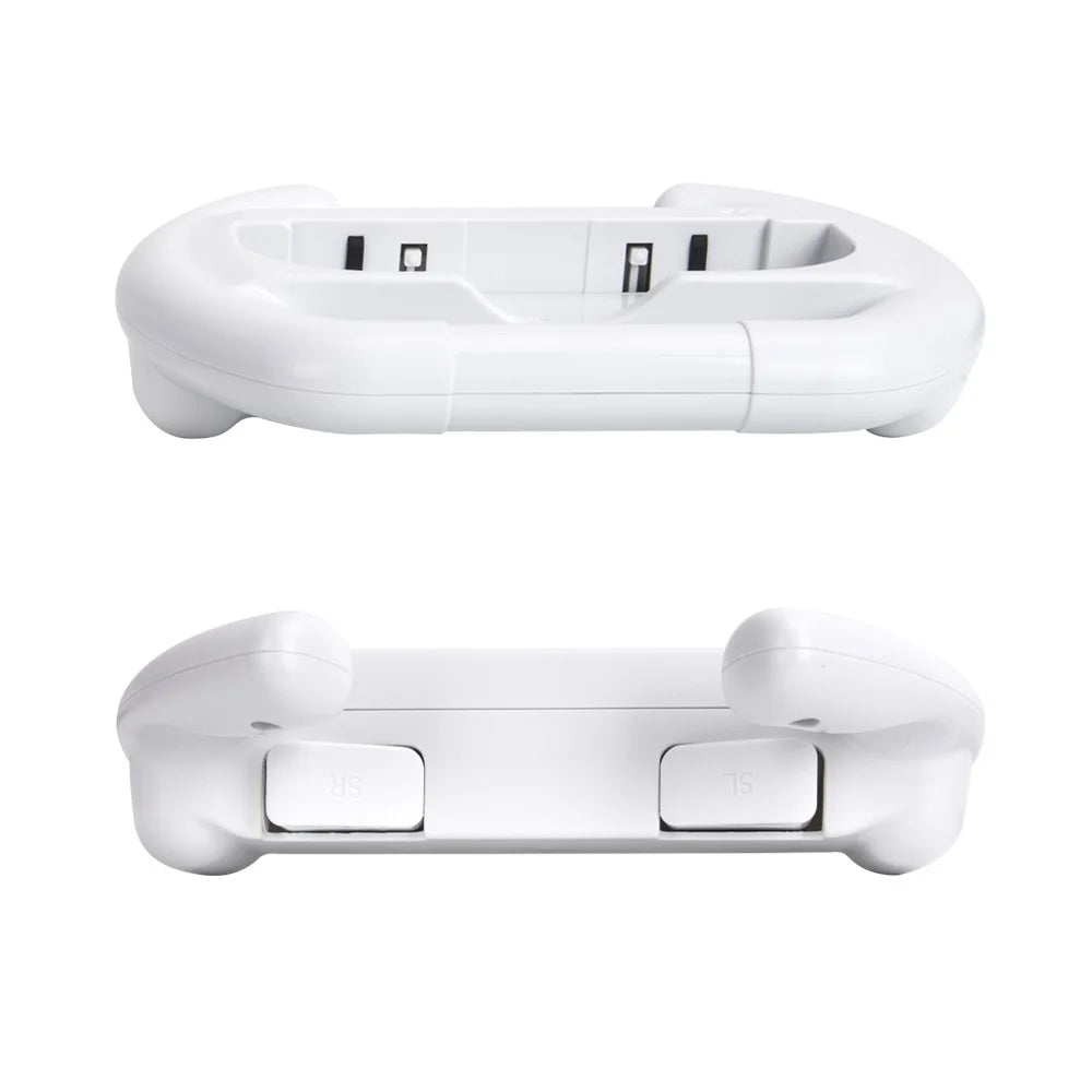 DOBE TNS-852B 1Pair Steering Wheel Controller Comfort Racing Wheel Grip for Nintendo Switch OLED Controller - White - 2