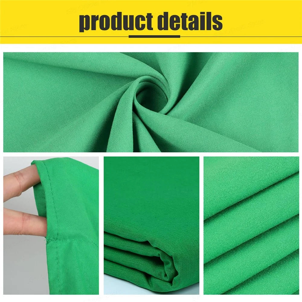 2*1.5m Photo Video Studio Photography Foldable Backdrop for Green Screen or Chroma Key Photos - Green - 5
