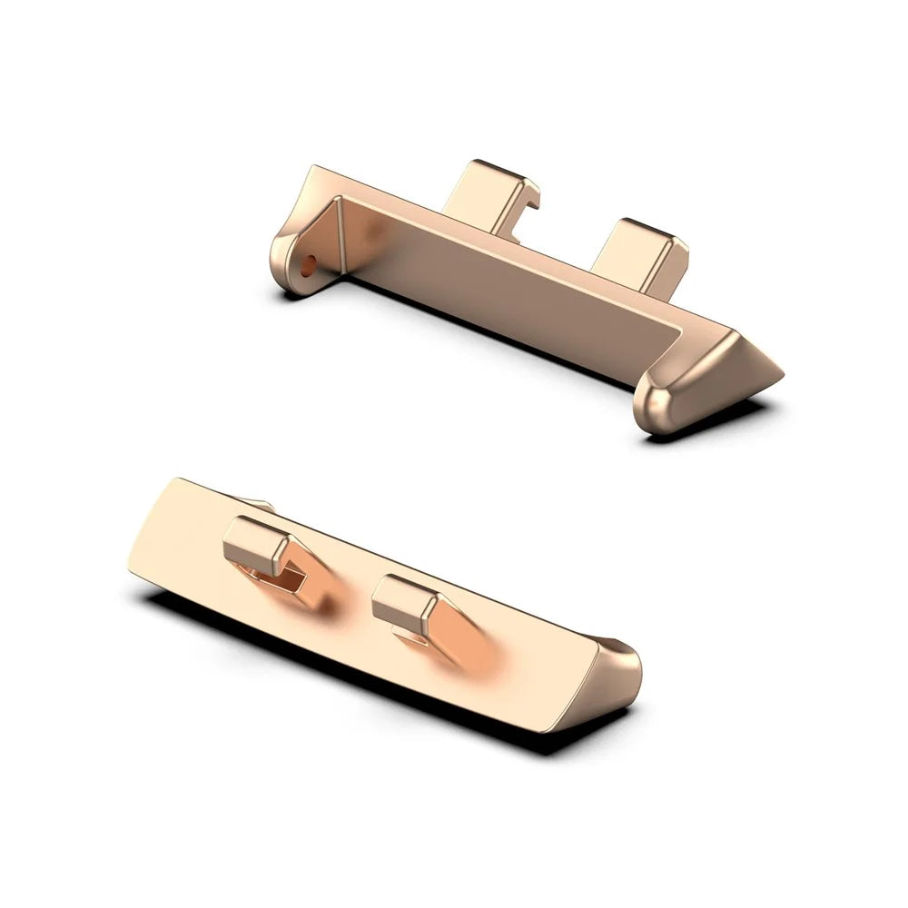 1Pair Watch Band Adapter for Oppo Watch 3, Watch Strap Connector Replaceable Metal Connection Adapter Fits 20mm Strap - Rose Gold - 2