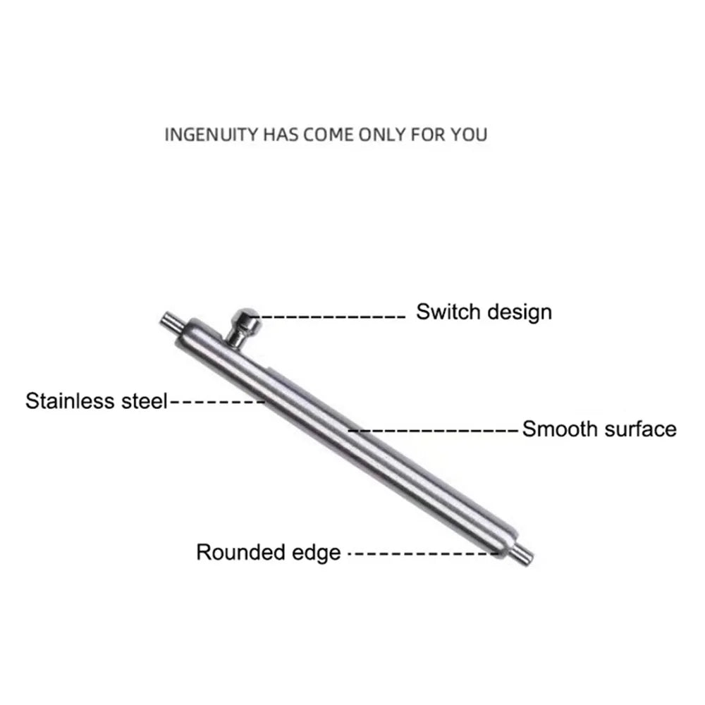 1 Pair 23mm Quick Release Spring Bar Watch Band Pin Lug Link with Push Button - 4