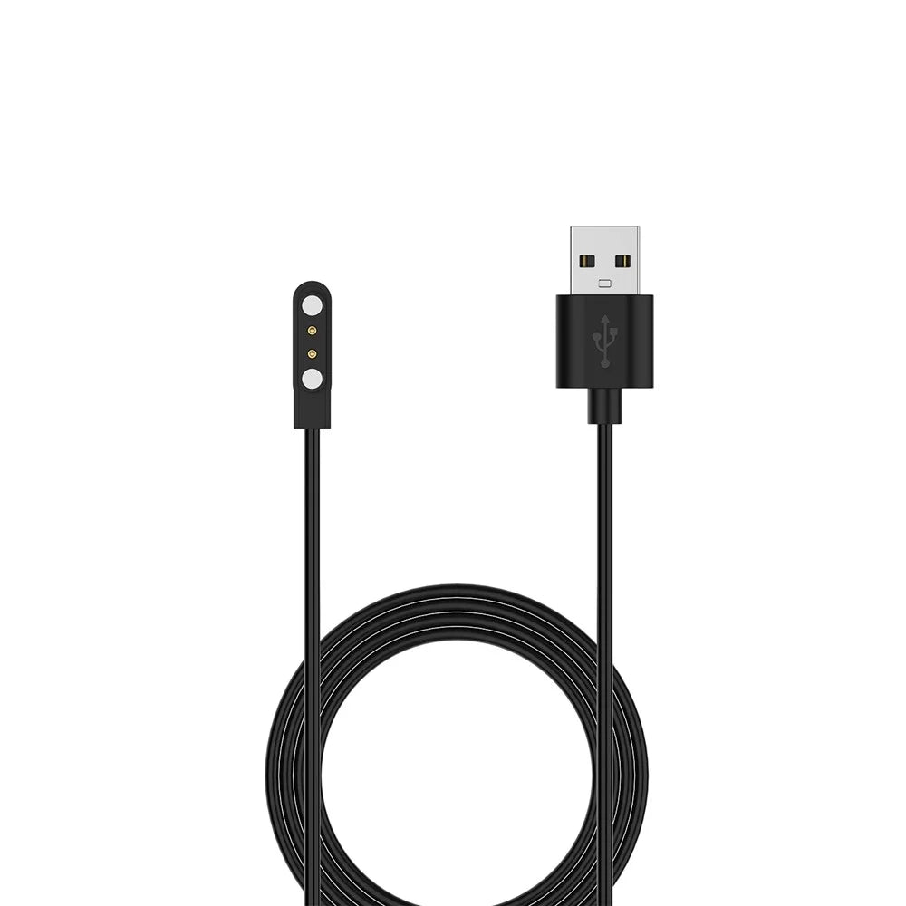 For OnePlus Nord Smart Watch Plastic Charger 60cm USB Magnetic Adsorption Charging Cable - 5