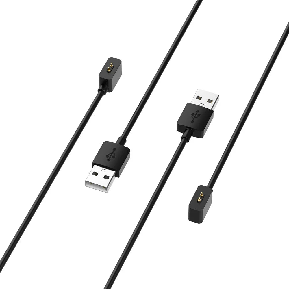 For Xiaomi Smart Band 9 Pro / 9 NFC / 9 / 8 / Redmi Watch 4 / Redmi Band 2 , 60cm Charging Cord Portable Smart Watch Charging Cable - Black - 3