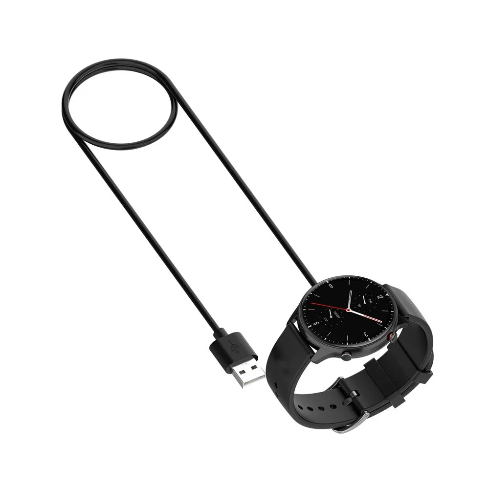 Charger For Huami Amazfit Active Edge (A2212) / Bip 5 Unity Magnetic Watch Charger Smartwatch Charging Cable - 1m - 5