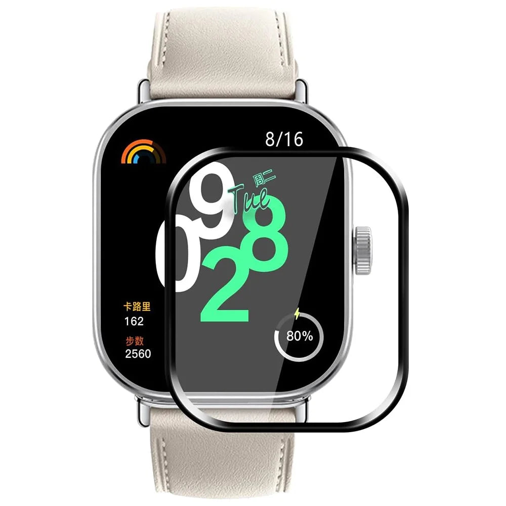 1Pc For Xiaomi Redmi Watch 4 PC+PET Film 3D Smartwatch Screen Protector - 1