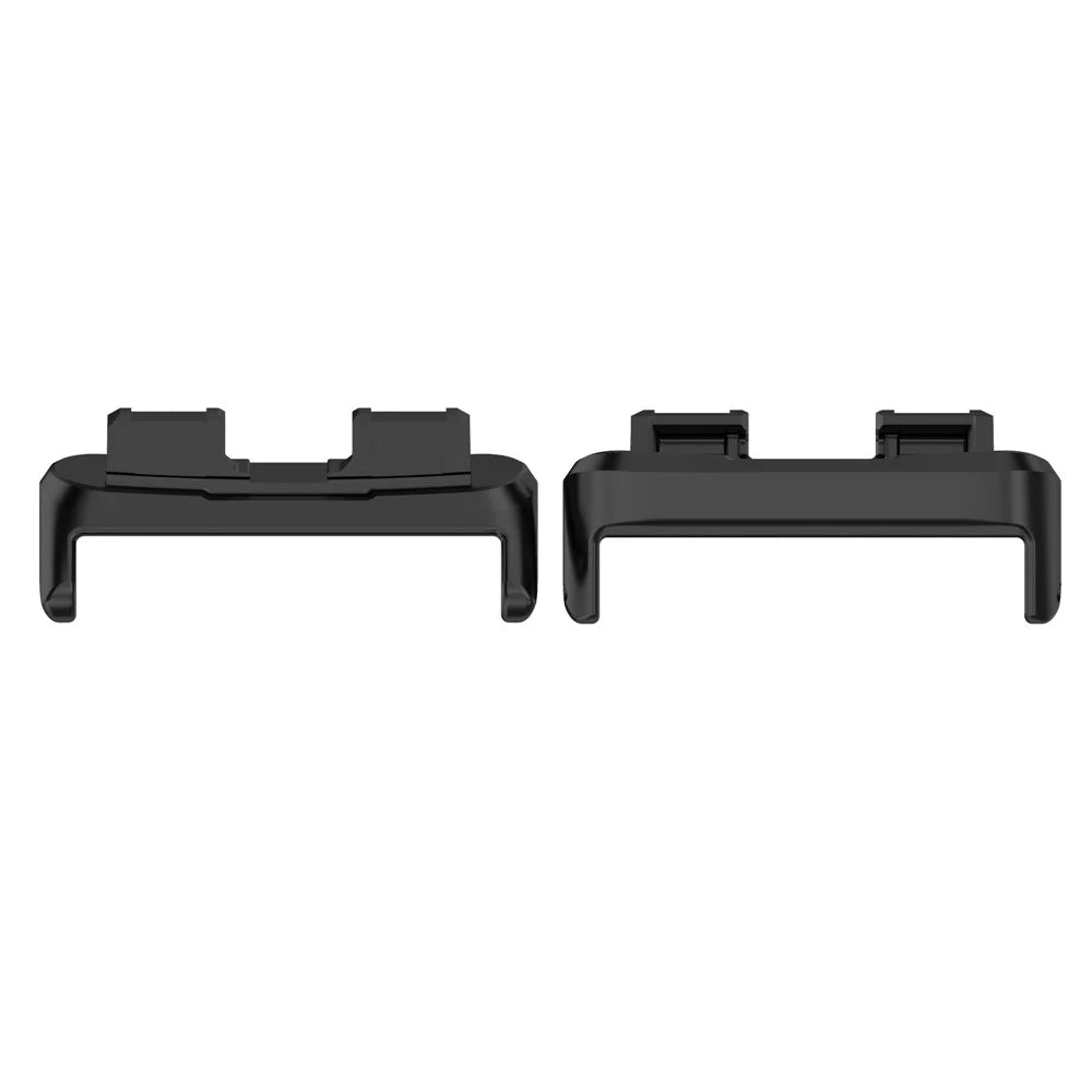 1 Pair For Huawei Band 9 / Band 9 NFC Watch Strap Connector 16mm Stainless Steel Connector - Black - 2