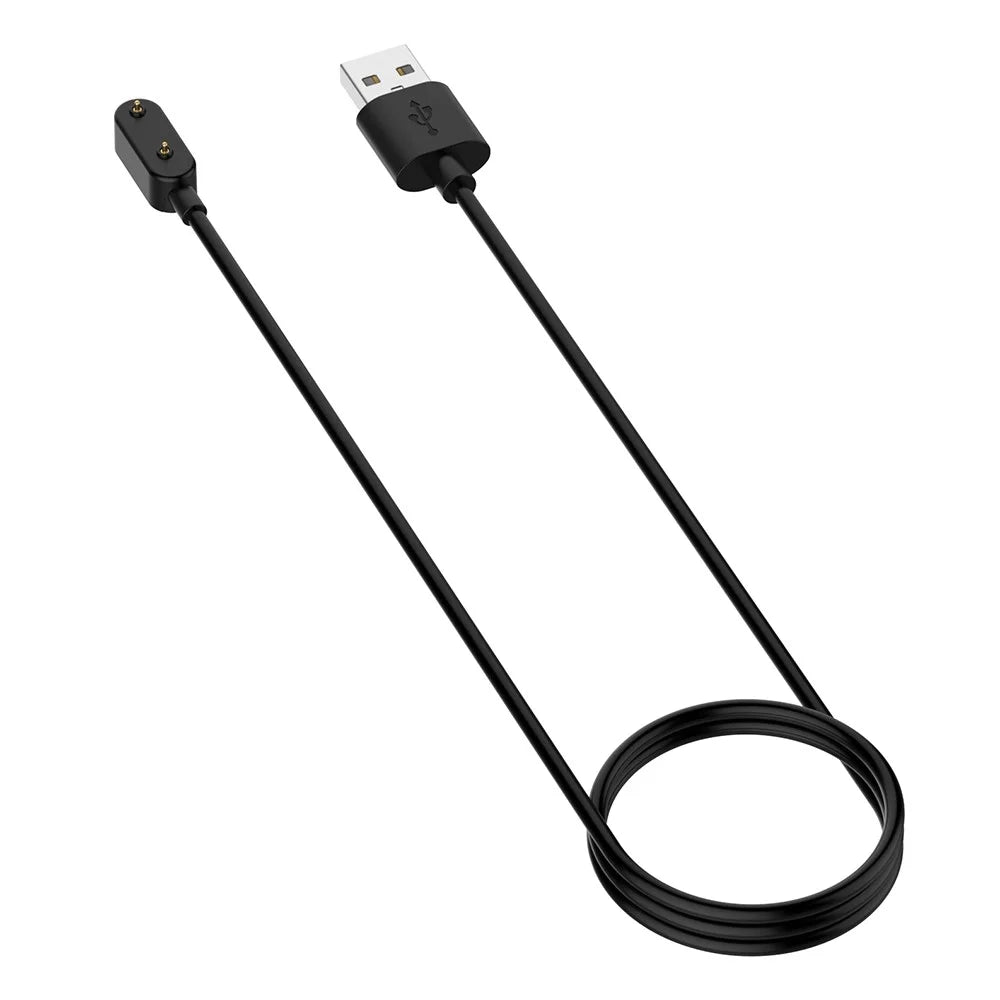 For Keep B5 / Huawei Band 10 / Band 9 / Band 9 NFC 1m Smart Watch Charger USB Charging Cable - Black - 2