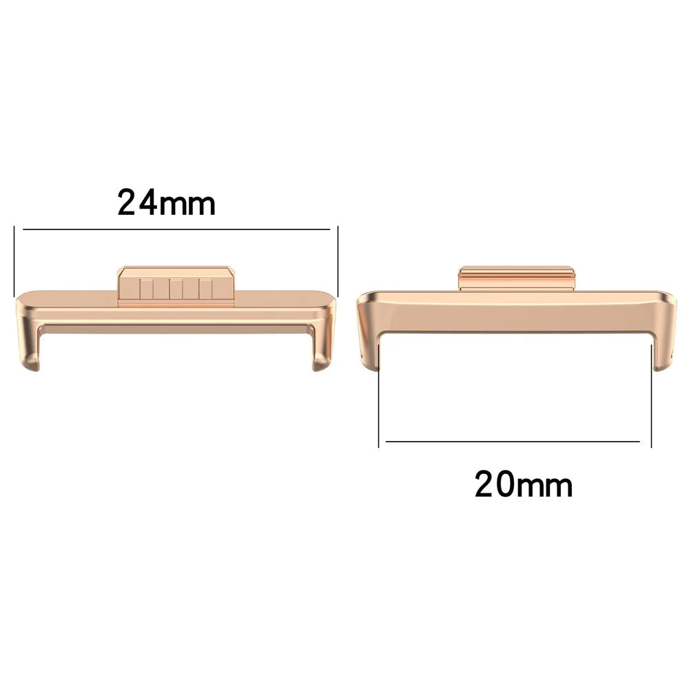 1 Pair For Huawei Watch Fit 3 Watch Strap Metal Connector 20mm Wrist Band Adapter - 3