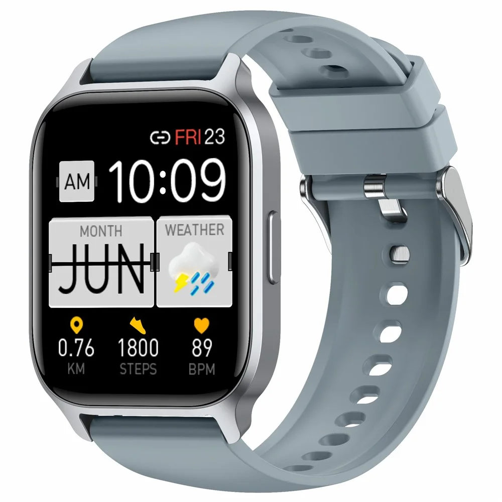 Y3 Smart Watch Bluetooth-compatible Call Heart Rate Monitor 1.85-inch HD Screen Sports Watch - Grey - 1