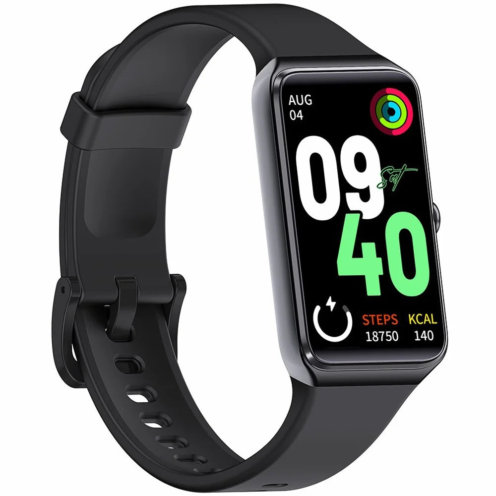 C82 1.47-inch Smart Watch Heart Rate Blood Pressure Body Temperature Health Monitoring Sports Bracelet - Black - 1
