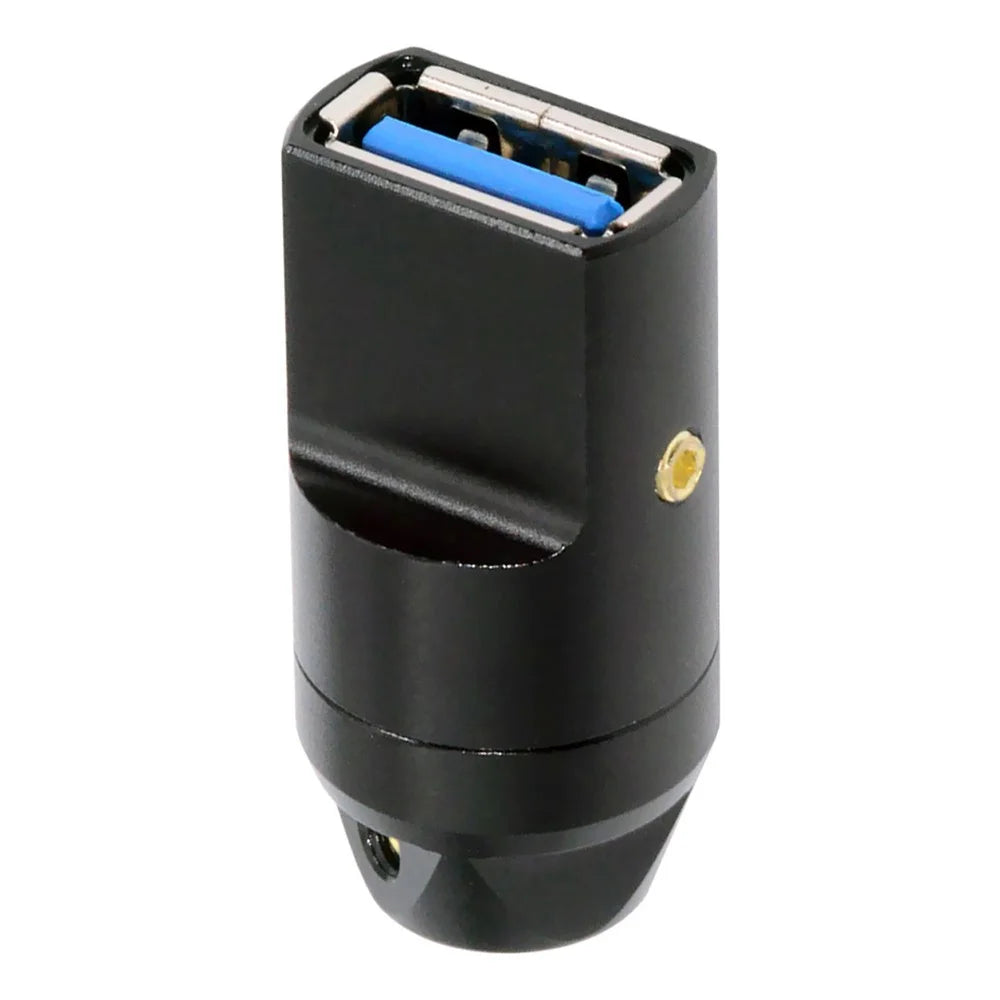 CN-024-FE USB 3.0 Type-A Female Socket Receptacle Connector Solder Type with Aluminum Alloy Shell for 6.0mm Cable - 2
