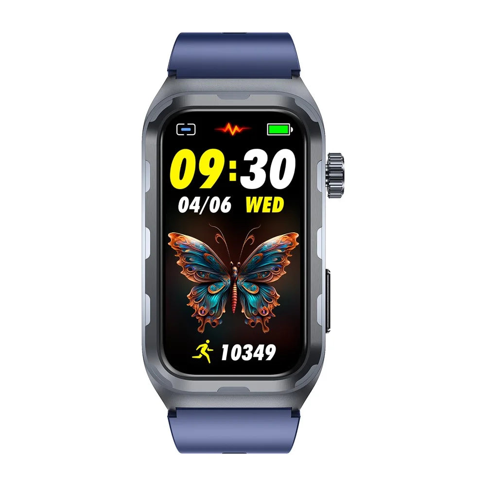 TK79 1.47-inch Screen Smart Wristband Health Monitor Bluetooth-compatible Waterproof Smart Bracelet - Blue - 2