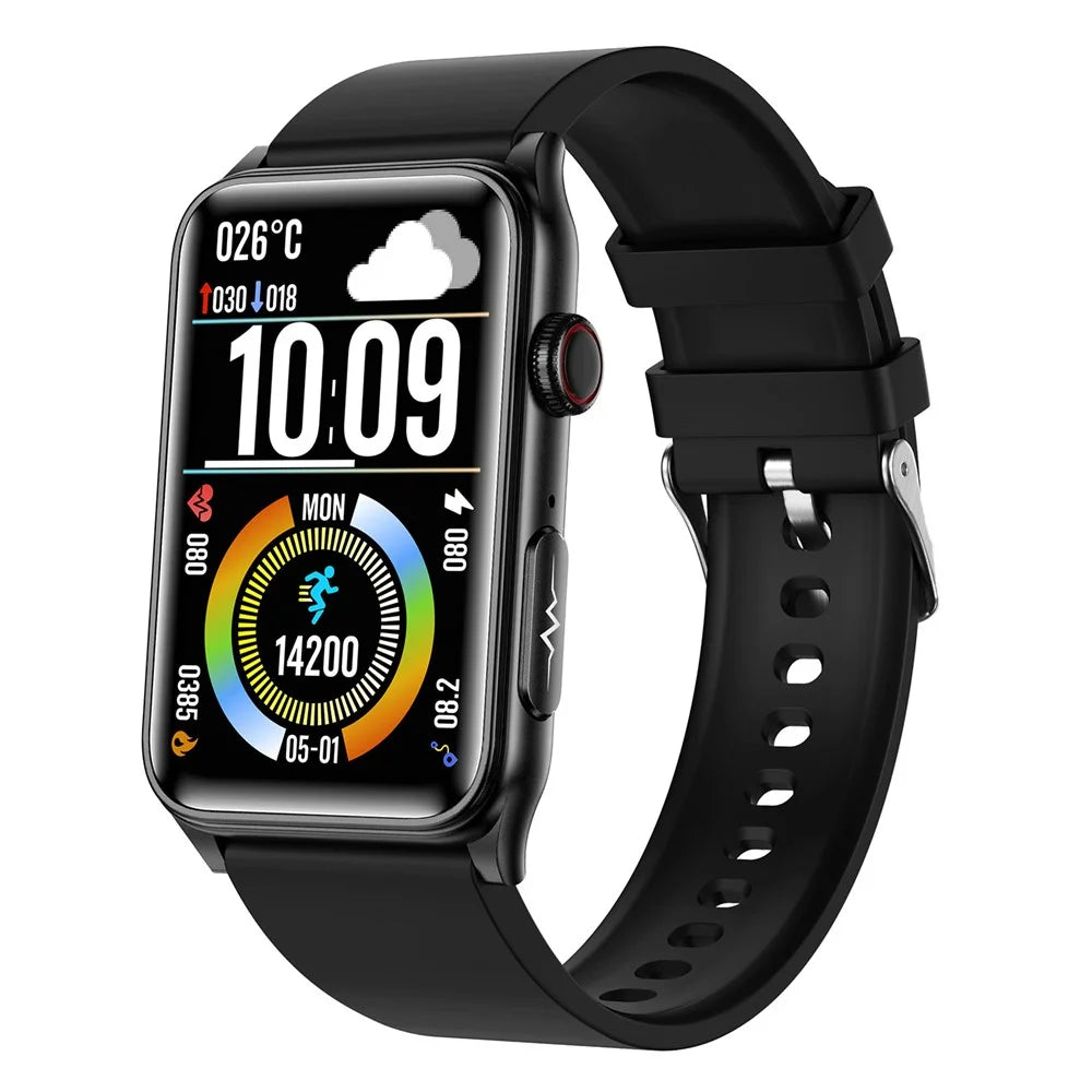 GE50 1.57 Inch Sports Wristband ECG Heart Rate Monitor Bluetooth-compatible Calling Smart Bracelet - Black - 1