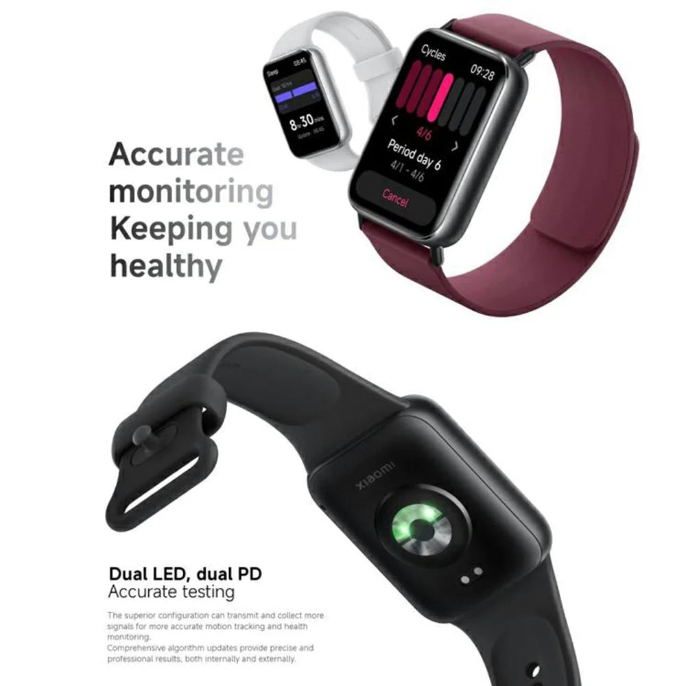 XIAOMI M2401B1 Smart Band 9 Pro 1.74 Inch AMOLED Screen Fitness Tracker Heart Rate Monitor Watch with TPU Strap (Chinese Version) - Black - 2
