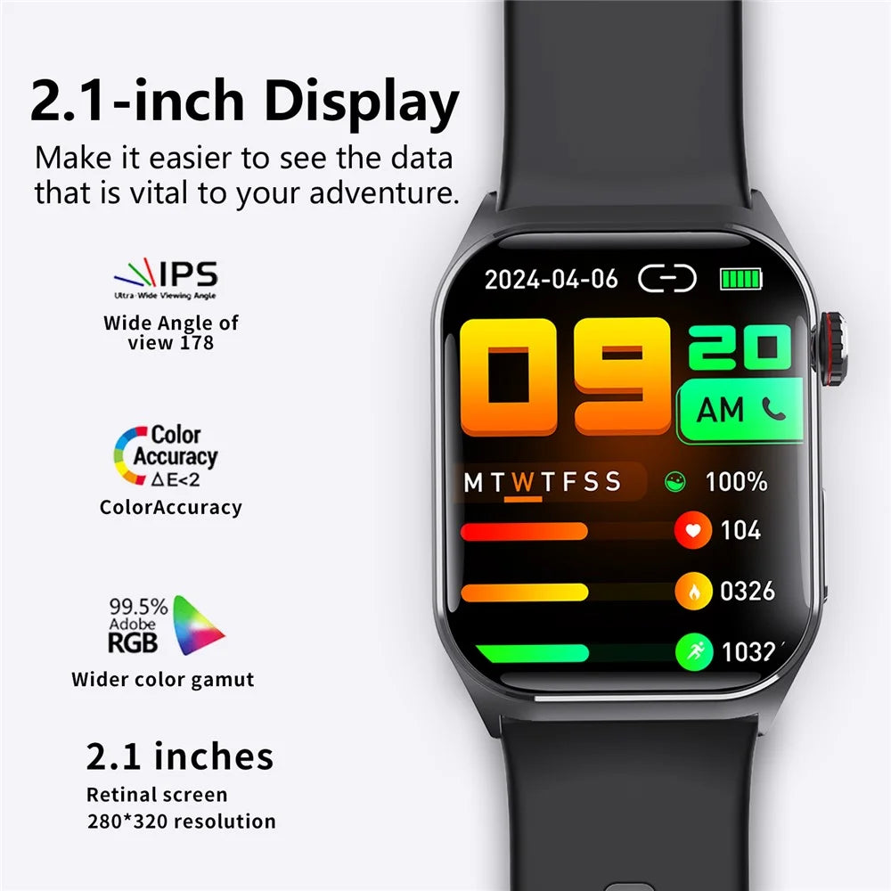 F520 Air Pump Blood Pressure Smart Watch Heart Rate Sleep Monitor Watch with SOS Fall Alarm Voice Broadcast - Black - 5