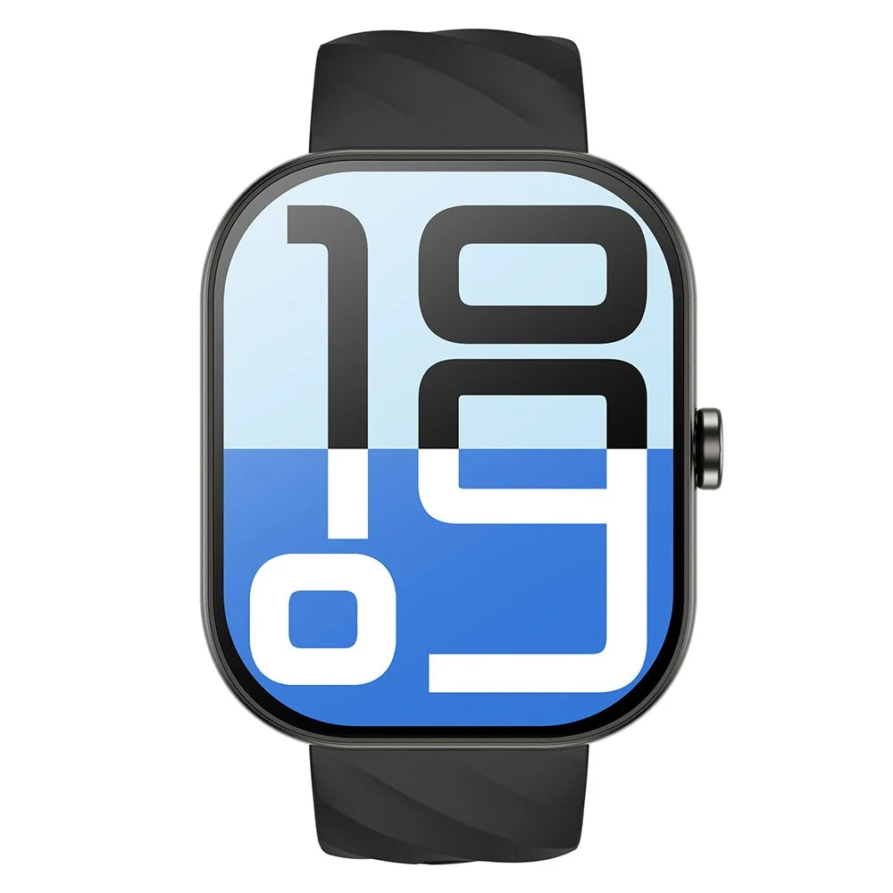 D02 Smart Watch 2.01 Inch Touch Screen Bluetooth-compatible Call Heart Rate SpO2 IP68 Waterproof Sports Monitor Watch - Black - 3