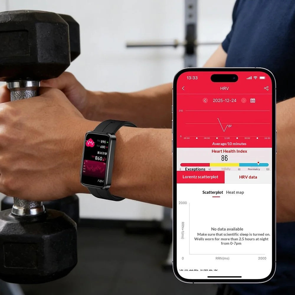 X10 Smart Bracelet Smart Watch Fitness Tracker 1.47 Inch HD Display IP68 Waterproof Heart Rate Blood Oxygen Sleep Monitor for Sports - Black - 3