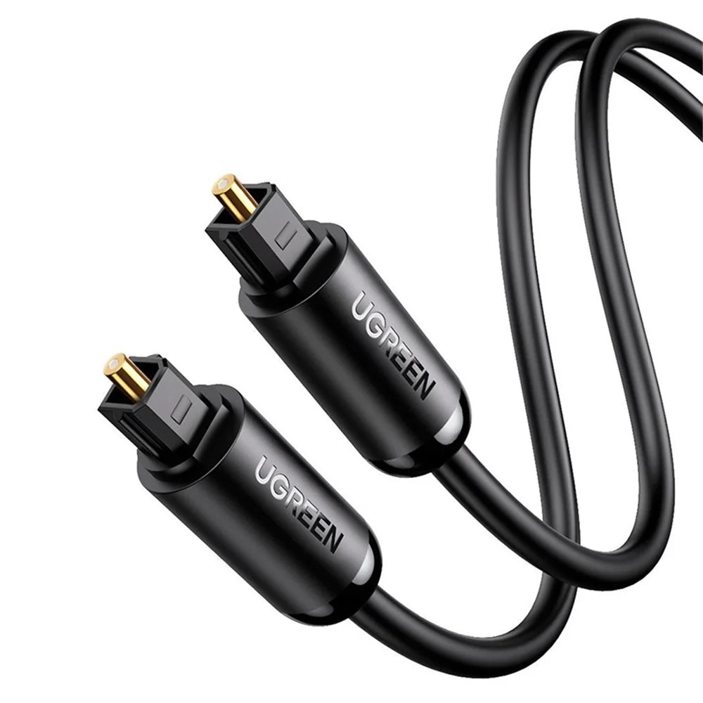 UGREEN 1.5m For Xbox 360 Soundbar Speaker Amplifier Toslink Digital Fiber Optical Audio Cable SPDIF Coaxial Cable - 1