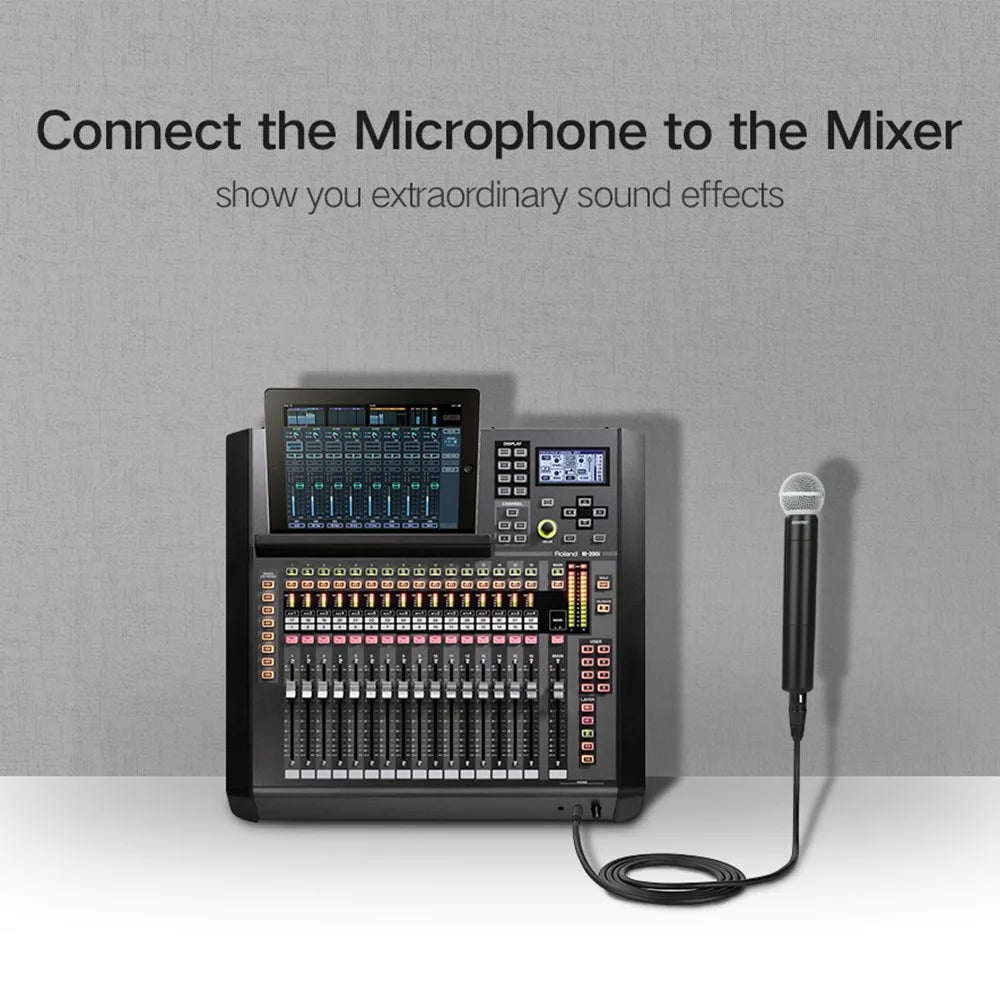 UGREEN 1m 6.35mm TRS Male to Cannon XLR Female Audio Cable for Microphone Speakers Sound Consoles Amplifier - 3