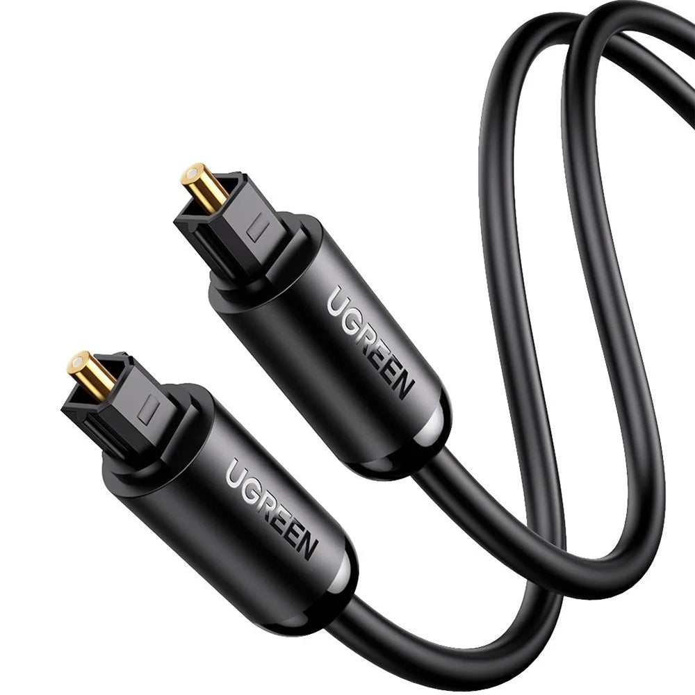 UGREEN 2m Home Theater Toslink Digital Fiber Optical Audio Cable for Xbox 360 Soundbar Speaker Amplifier - 1